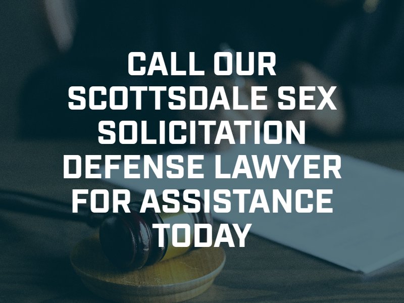 Scottsdale Sex Solicitation Defense Lawyer